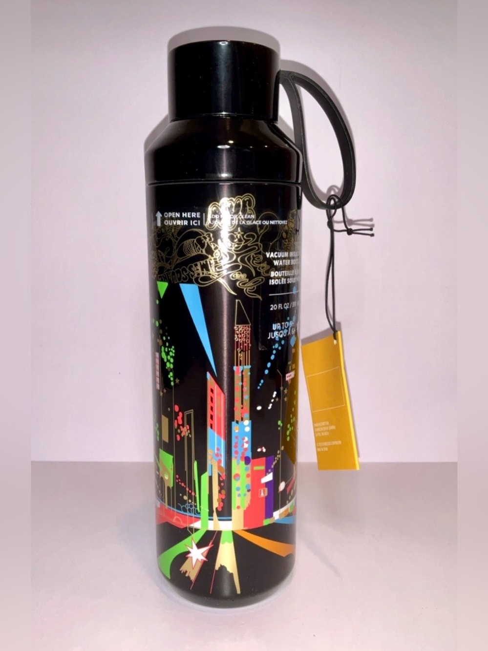 MARCOS CHIN + STARBUCKS 2025 LIMITED EDITION N.Y. CITY COLLECTION ~ WATER BOTTLE
